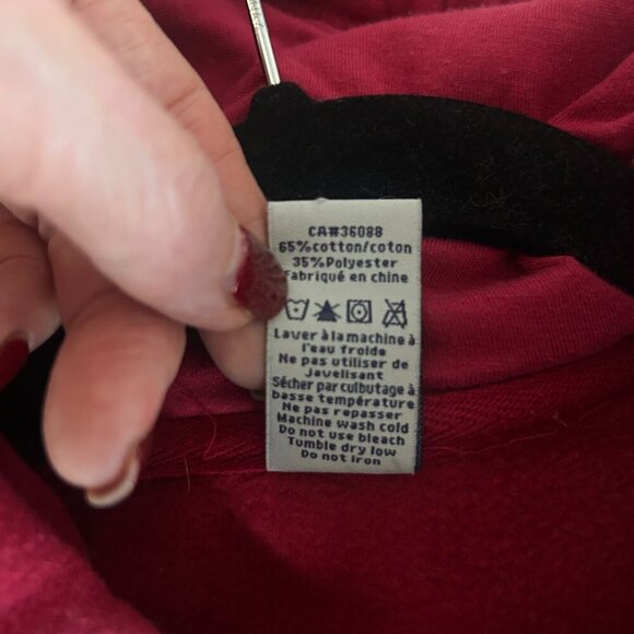 Fundy Victoria British Columbia Canada Red Hoodie Sweatshirt Size Small - Picture 3 of 8